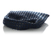 Bottega Veneta Small Abyss Denim and Leather Intrecciato Hop Bag