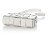 Bottega Maxi White Fringed Intrecciato Nappa Cassette Bag