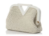 Bottega Veneta White Rubber Crochet The Point Bag
