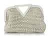 Bottega Veneta White Rubber Crochet The Point Bag