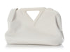 Bottega Veneta White Calfskin The Point Bag