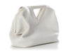 Bottega Veneta White Calfskin The Point Bag