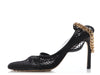 Bottega Veneta Black Mesh Pumps