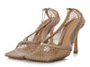 Bottega Veneta Taupe Mesh Pumps
