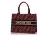 Dior Burgundy Oblique Book Tote
