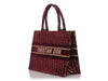 Dior Burgundy Oblique Book Tote
