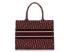 Dior Burgundy Oblique Book Tote