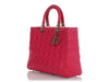 Dior Large Pink Lambskin Lady Dior