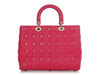 Dior Large Pink Lambskin Lady Dior