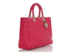 Dior Large Pink Lambskin Lady Dior