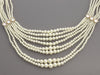 Dior Multi Strand  Faux Pearl Choker Necklace