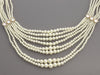 Dior Multi Strand  Faux Pearl Choker Necklace