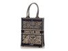 Dior Blue Embroidered La Mort Tarot Vertical Book Tote