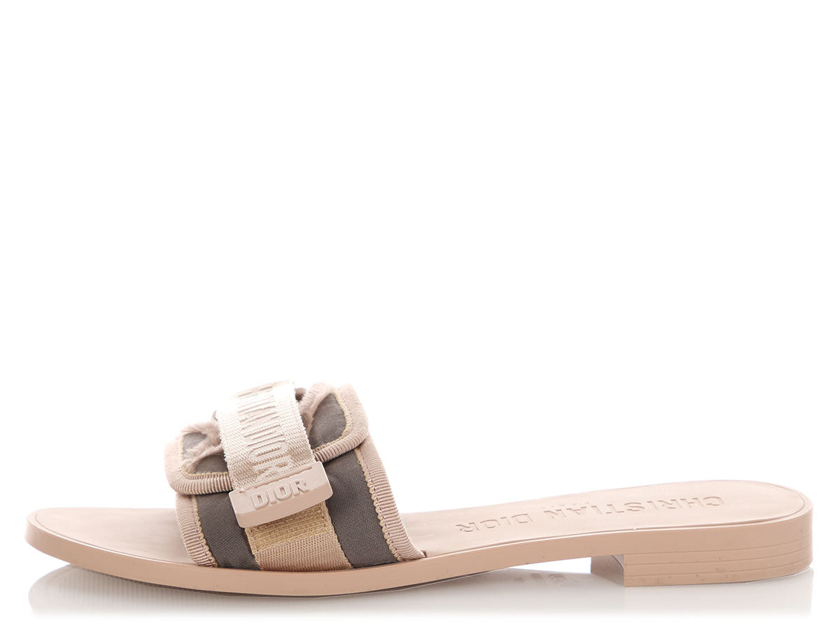 Chanel Light Pink Lizard Embossed Cap Toe Slingbacks