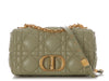 Dior Medium Pastel Green Lambskin Caro