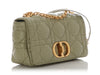 Dior Medium Pastel Green Lambskin Caro