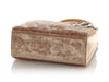 Dior Vintage Light Brown Cannage-Quilted Crystal Velvet Tote