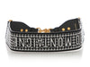 Dior Black and White Houndstooth 30 Montaigne Strap CD