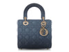 Dior Small Ombre Blue Lambskin Lady Dior
