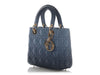 Dior Small Ombre Blue Lambskin Lady Dior
