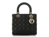 Dior Medium Black Lambskin Lady Dior