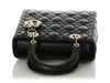 Dior Medium Black Lambskin Lady Dior