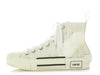 Dior White Oblique Transparency High-Top Sneakers