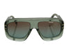 Dior Green Transparent Signature Aviator Sunglasses