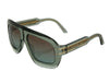 Dior Green Transparent Signature Aviator Sunglasses