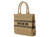 Dior Medium Natural Cannage Raffia Book Tote