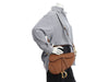 Dior Tan Grained Leather Saddle Bag with Strap