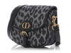Dior Medium Gray Leopard Bobby Bag