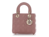 Dior Small Old Rose Pink Lambskin Lady Dior My ABCDior