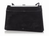 Céline Medium Black Patina Calfskin Clasp Bag