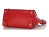 Céline Mini Red Drummed Calfskin Luggage