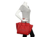 Céline Mini Red Drummed Calfskin Luggage