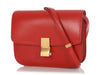 Céline Medium Red Classic Box Bag