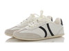Celine White Triomphe Low Lace-Up Sneakers