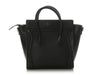 Celine Black Drummed Calfskin Nano Luggage