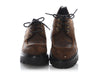 Celine Brown Waxed Suede Triomphe Derbies