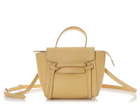 Celine Yellow Pico Belt Bag