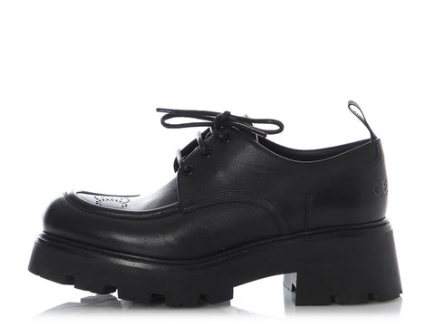 Celine Black Triomphe Derbies