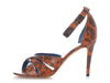 Celine Animal-Print Snakeskin Sandals
