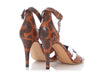Celine Animal-Print Snakeskin Sandals