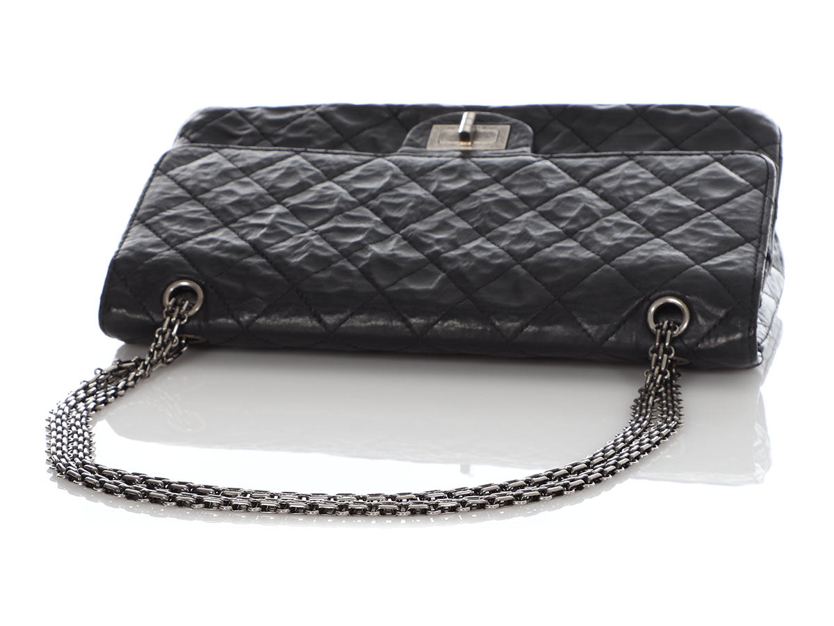 Chanel Reissue 2.55 Flap Bag Quilted Aged Calfskin 226 Blue 1936611
