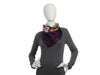 Chanel Purple Flower Silk Scarf