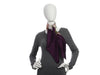 Chanel Purple Flower Silk Scarf