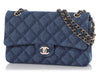 Chanel Medium/Large Denim Classic Double Flap