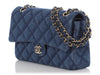 Chanel Medium/Large Denim Classic Double Flap