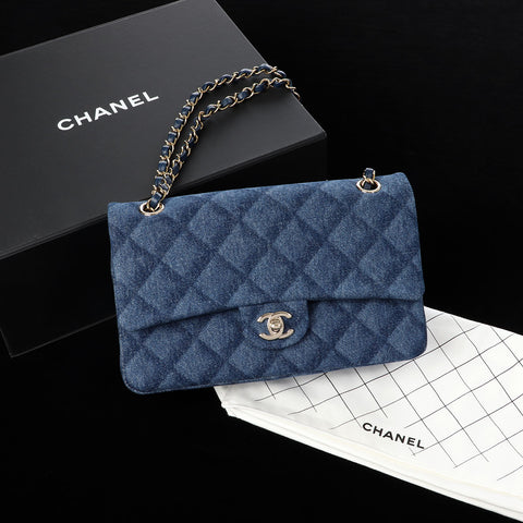 Chanel Medium/Large Denim Classic Double Flap